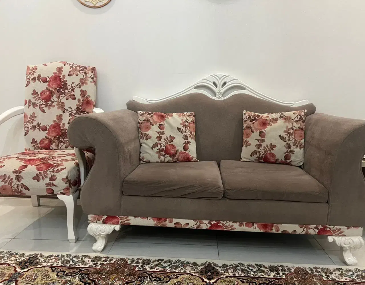 مبلمان ۷ نفره|مبلمان خانگی و میز عسلی|تهران, قاسم‌آباد|دیوار