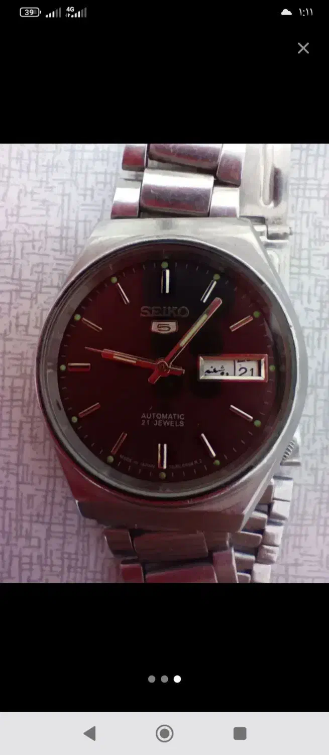 ساعت سیکو 5 اتوماتیک|ساعت|ملایر, |دیوار