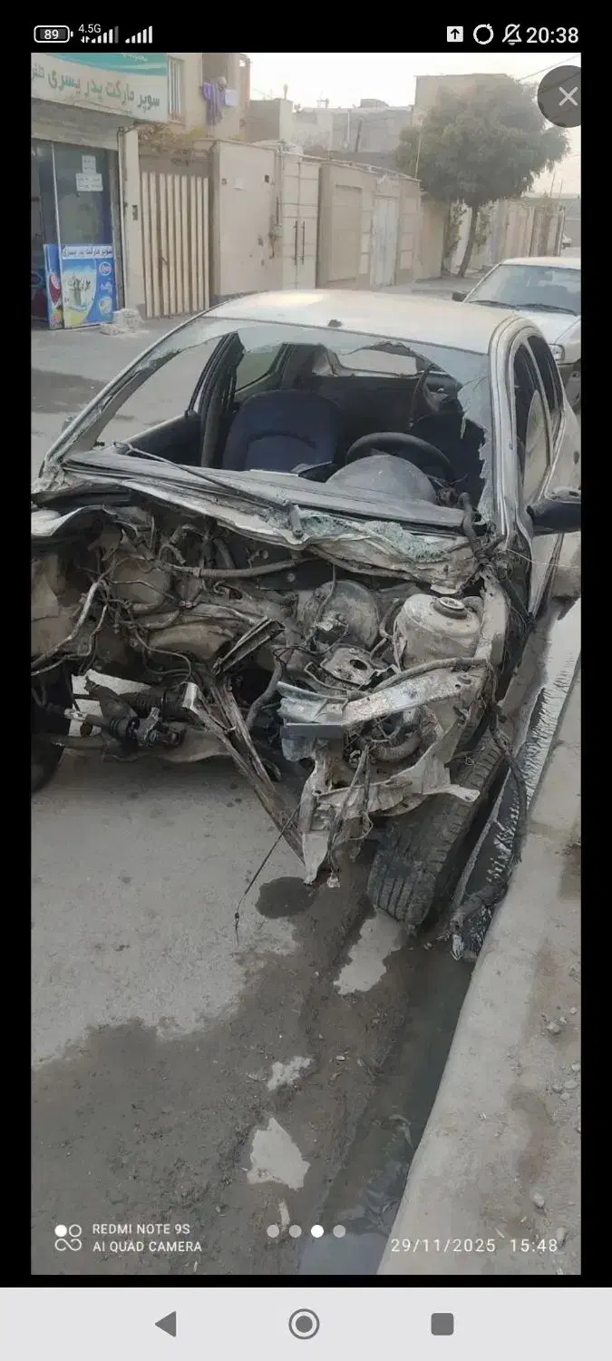 206تیپ2تصادفی|خودرو سواری و وانت|گنبد کاووس, |دیوار