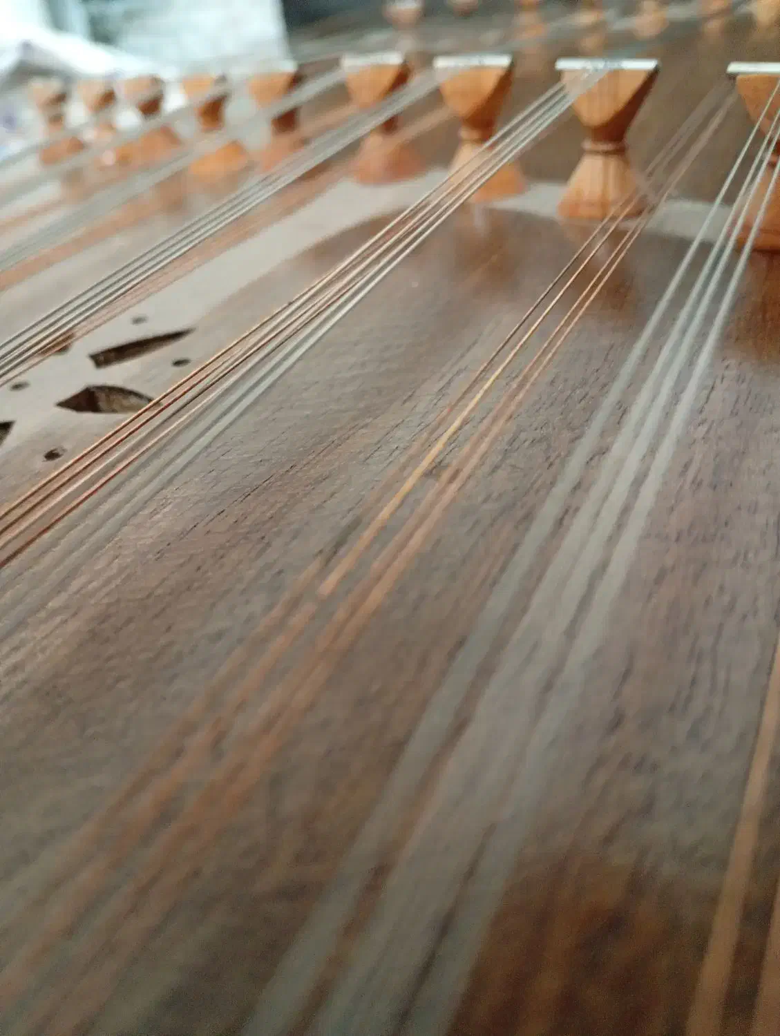 سنتور مارک زارعی با جعبه حمل|سازهای سنتی|بانه, |دیوار