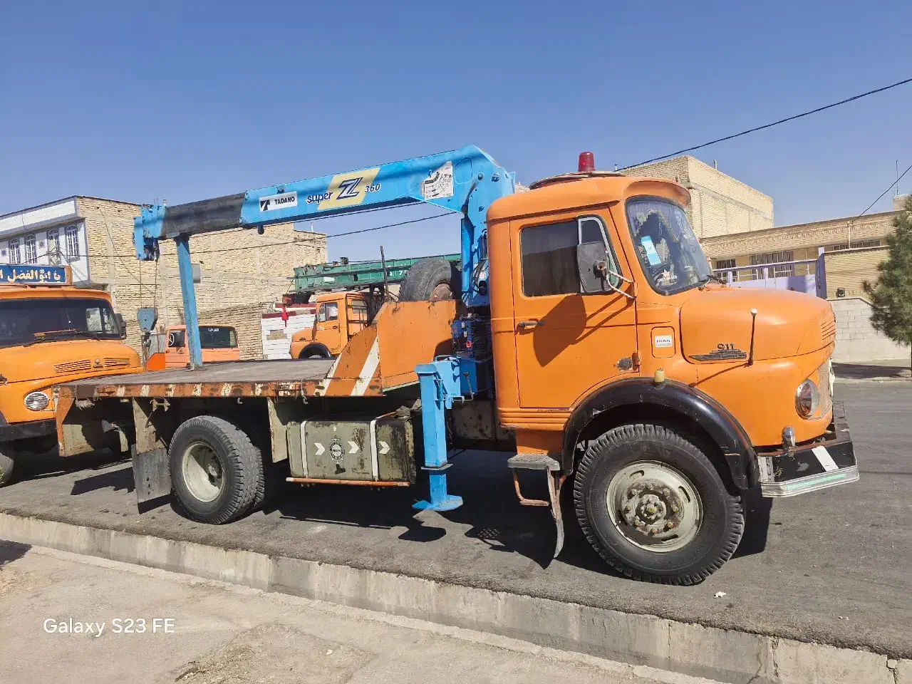 جرثقیل ۹۱۱ بنز ارتشی مدل ۱۳۷۰|خودرو سنگین|اهواز, زیتون کارمندی|دیوار