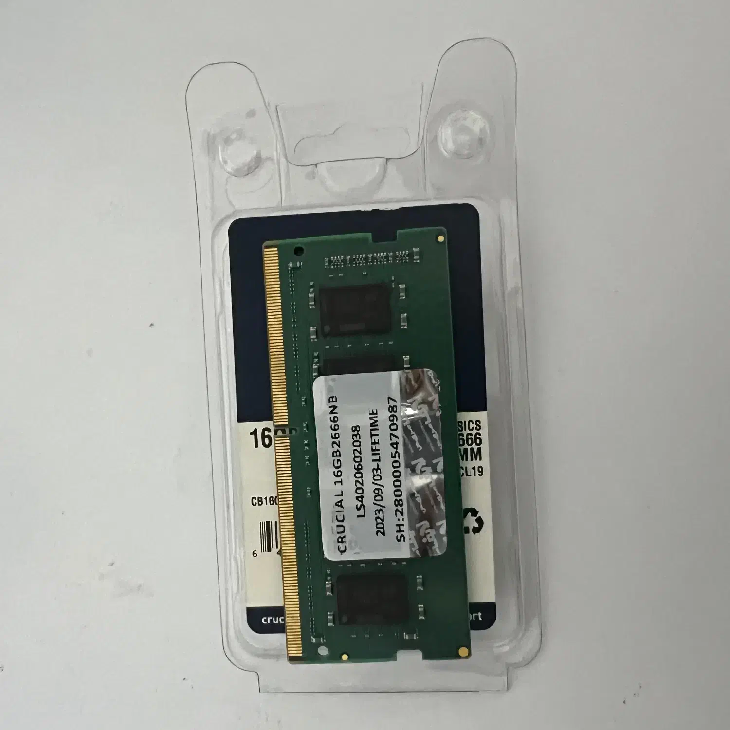 رم 16 گیگ کروشیال DDR4 فرکانس 2666|قطعات و لوازم جانبی رایانه|ساری, |دیوار