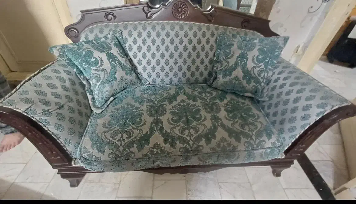 مبل شش نفره با چوب گردو|مبلمان خانگی و میز عسلی|تهران, مینای جنوبی|دیوار