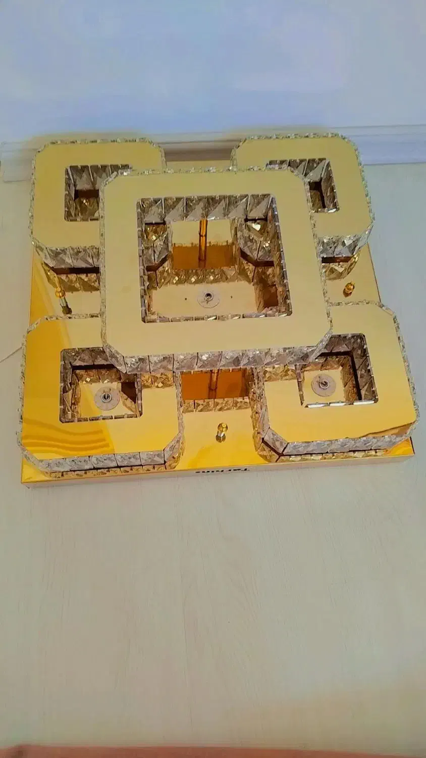 لوستر سقفی کریستال|لوستر و چراغ آویز|تبریز, |دیوار