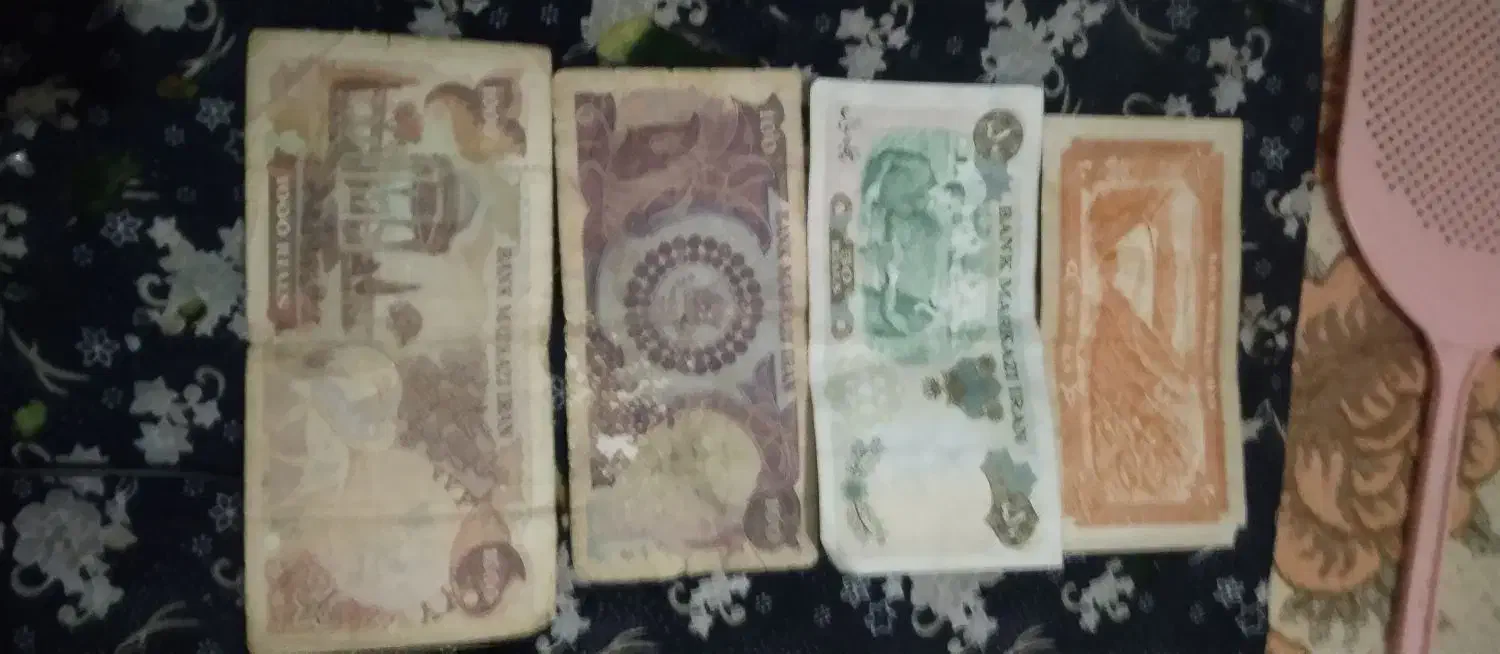 اسکناس پهلوی 4 عدد بهترین بهترین ها|کلکسیون سکه، تمبر، اسکناس|قم, امامزاده ابراهیم|دیوار