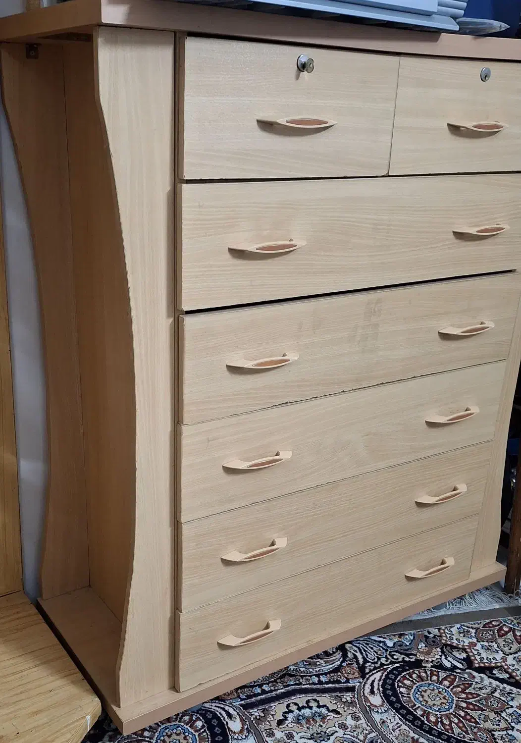 دراور۶کشو|جاکفشی، کمد، دراور|قوچان, |دیوار