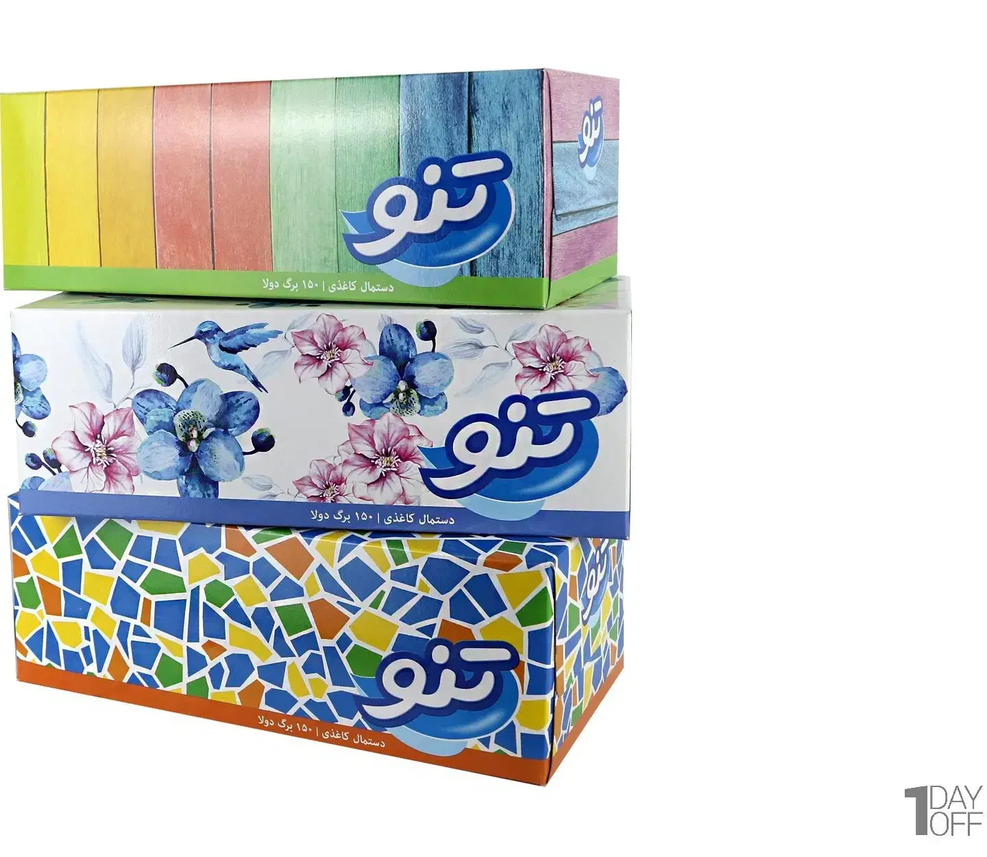 دستمال ۳۰۰برگ تنو|مواد شوینده و دستمال کاغذی|آباده, |دیوار