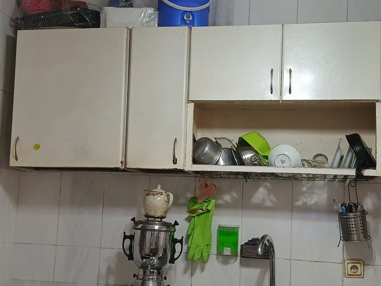 کابینت و هود و سینک دوقلو|آب‌چکان و نظم‌دهنده ظروف|پرند, فاز ۵|دیوار