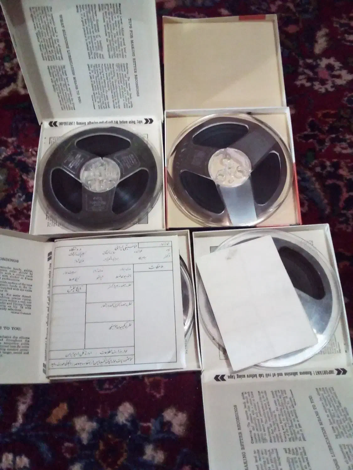 انواع ریل ایرانی بزرگ و متوسط ۱۶ و ۸ آهنگ|فیلم و موسیقی|تهران, نمایشگاه بین المللی|دیوار