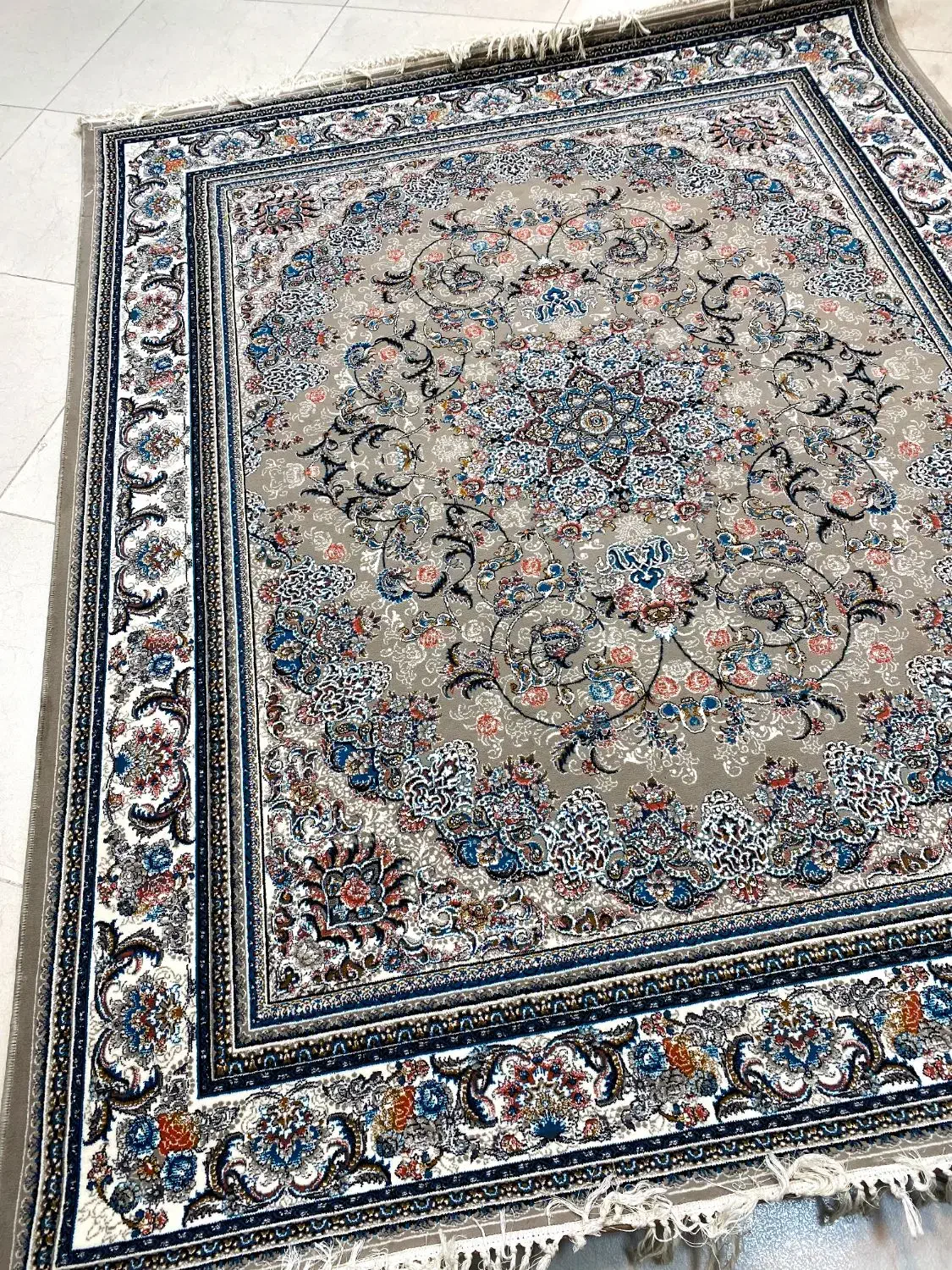 فرش ماشینی 2*2.5 میخک فیلی ۷۰۰شانه(فرش هنرمند)|فرش|تبریز, |دیوار