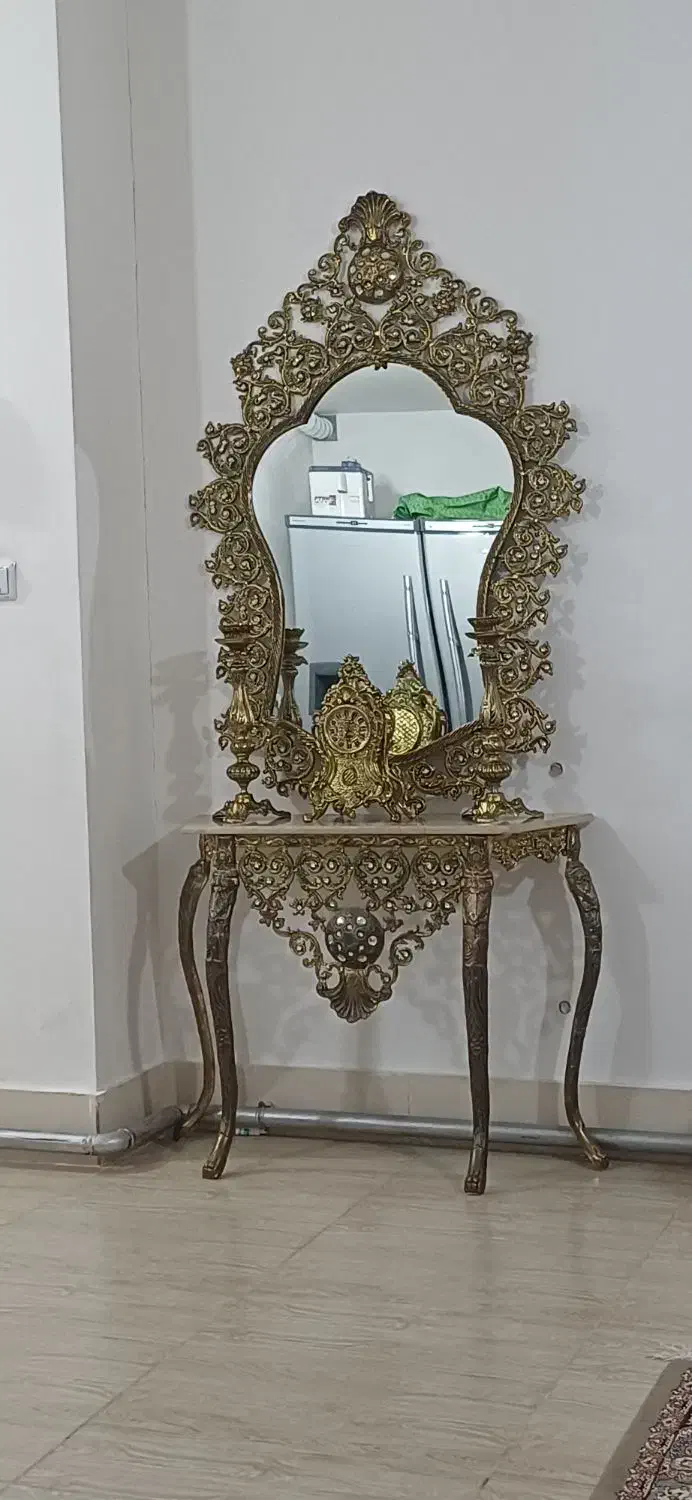 آینه و شمعدان|بوفه، ویترین، کنسول|میاندوآب, |دیوار