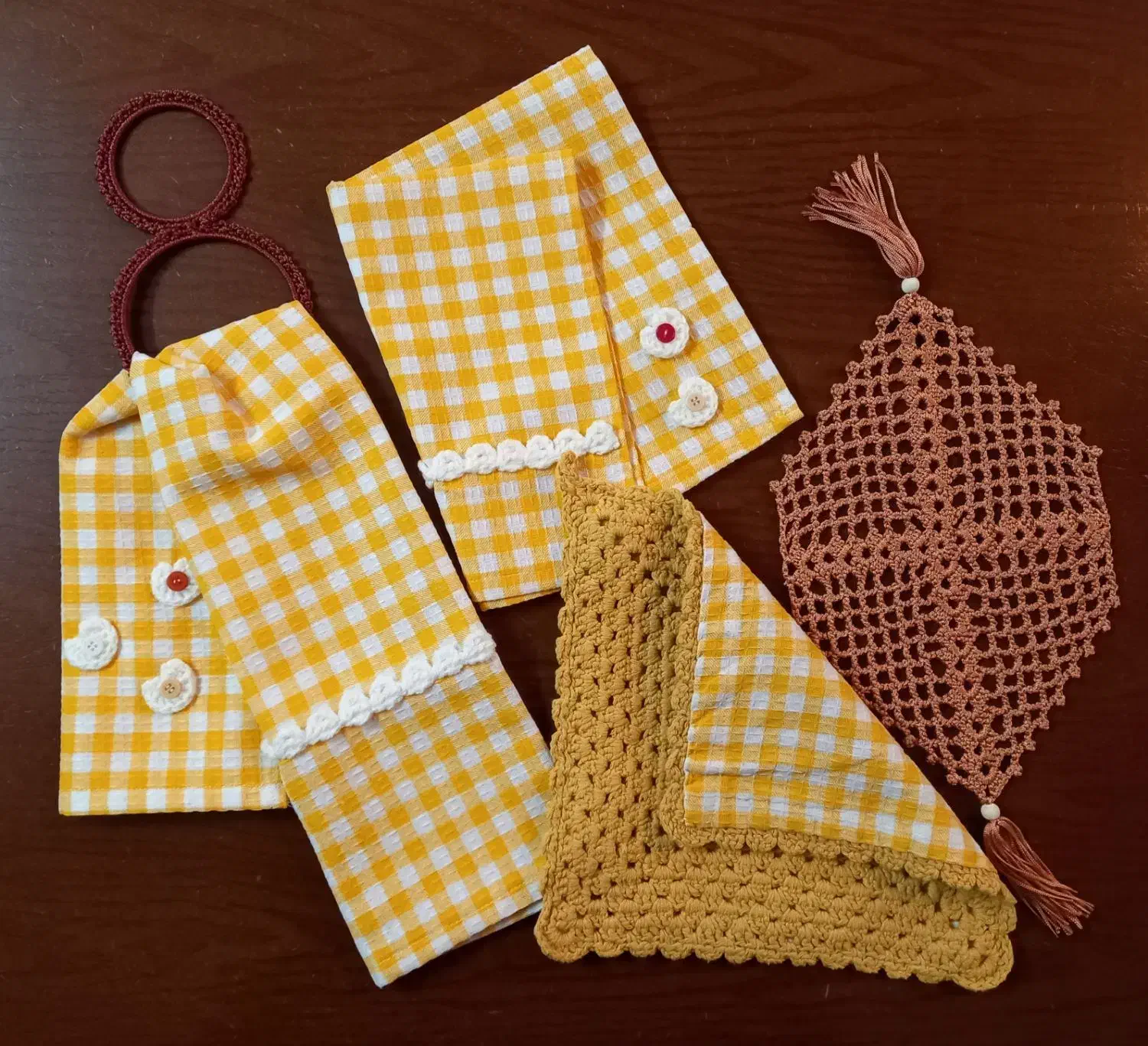 ست پینترستی مناسب روز مادر|سفره، حوله، دستمال آشپزخانه|تهران, شهرآرا|دیوار