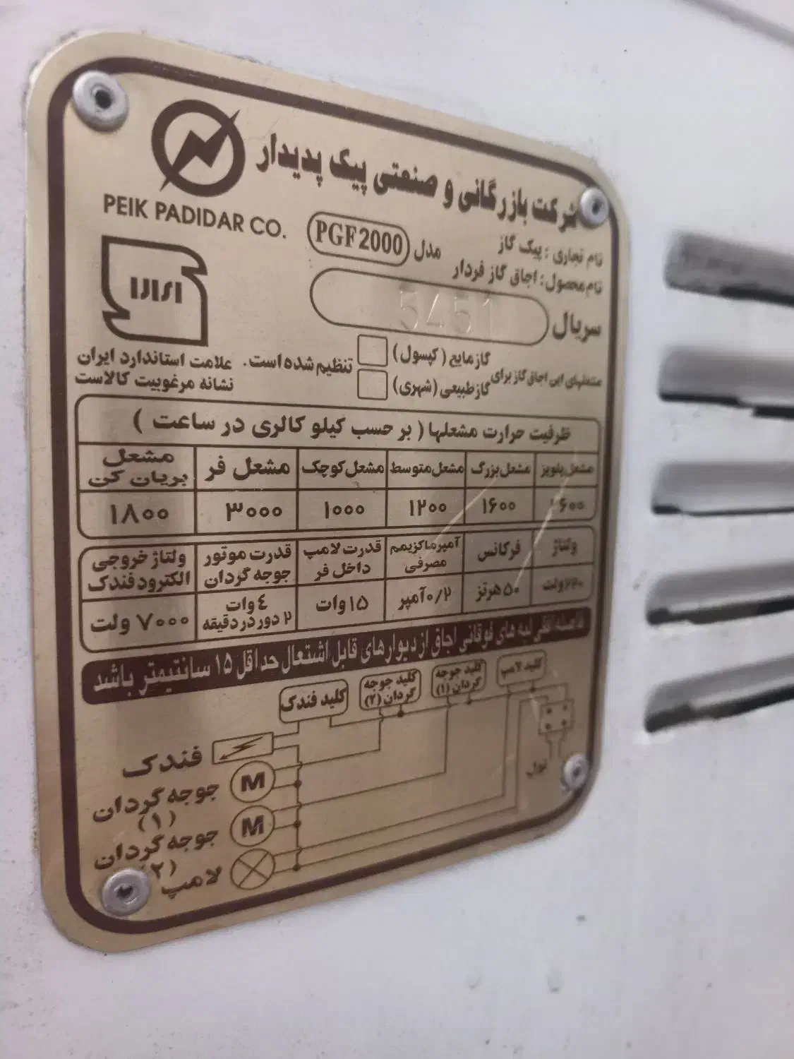 گاز فر (خریدار واقعی  تخفیف عالی)|اجاق گاز و لوازم برقی پخت‌وپز|مشهد, سرافرازان|دیوار