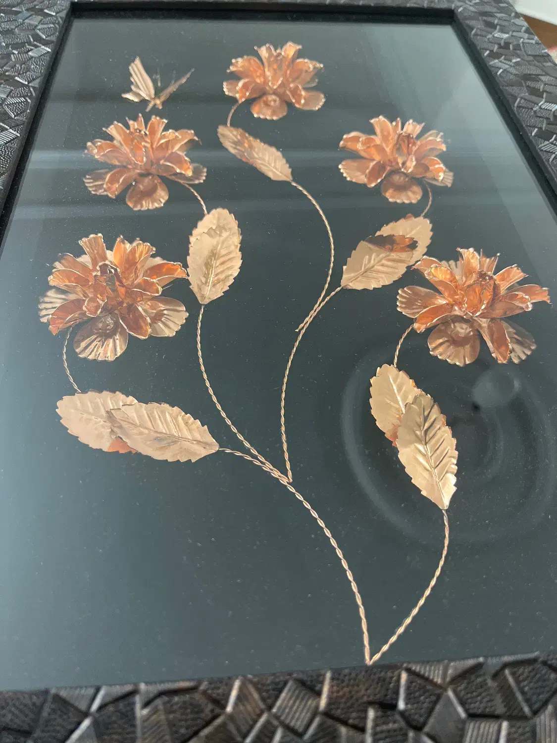 تابلو مسی گل|تابلو، نقاشی، عکس|تهران, ارجمندی راد|دیوار