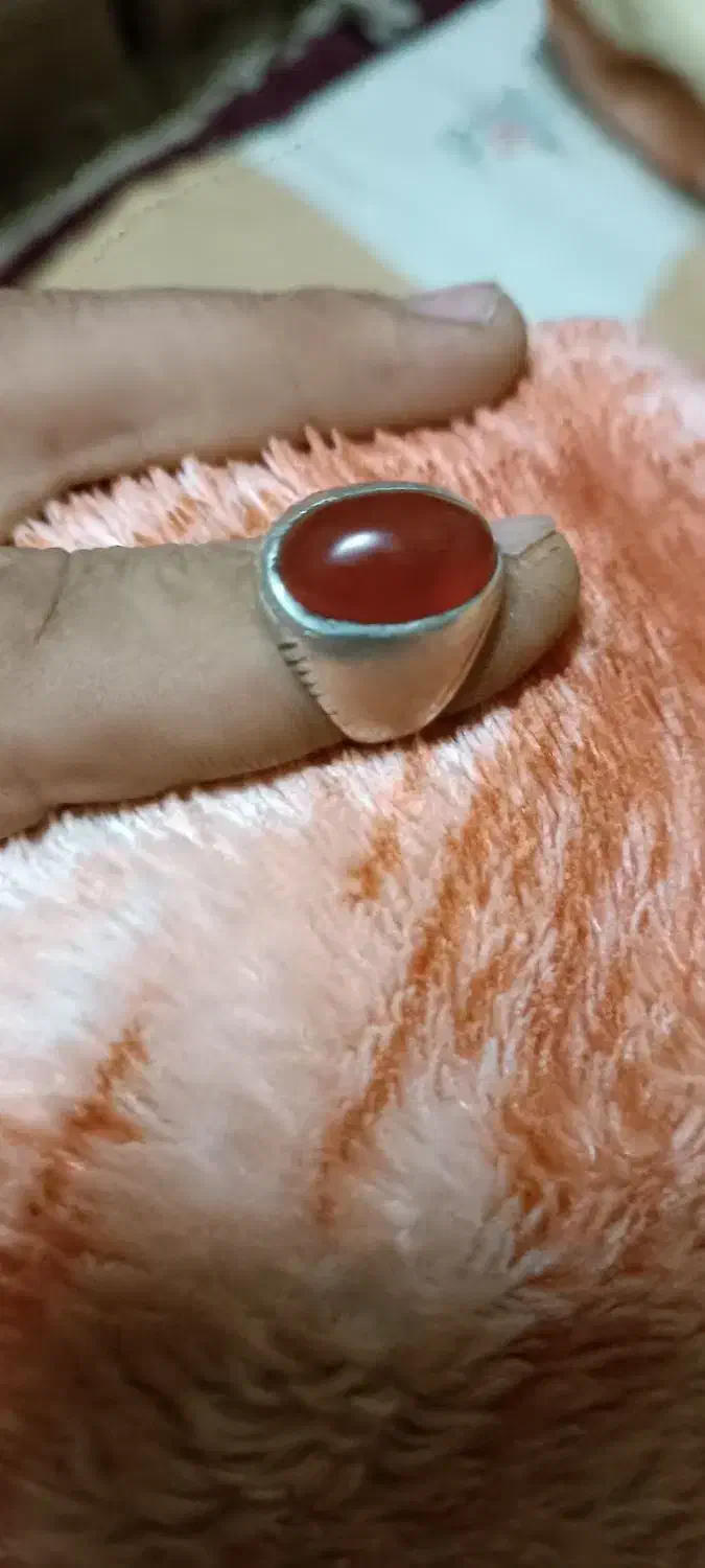 عقیق سرخ یمنی اصلی|جواهرات|رضویه, |دیوار