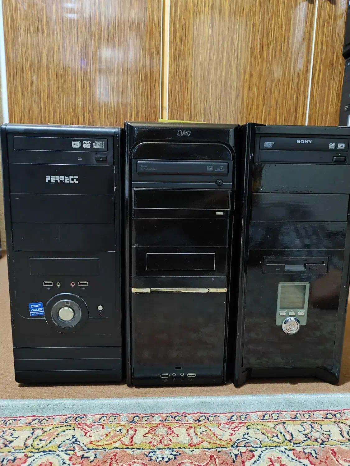 ۳ عدد کیس ۲هسته رم ۴ ddr3 هارد ۱۶۰ گرافیک ۵۱۲|رایانه رومیزی|چالوس, |دیوار