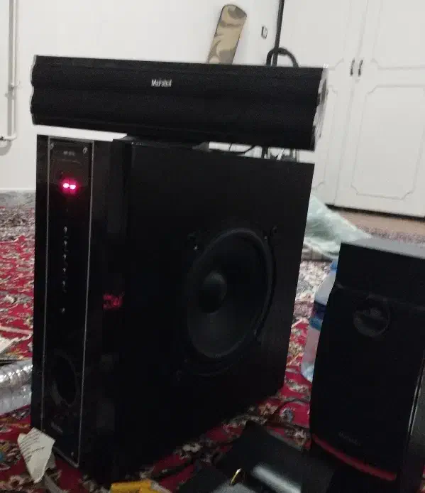 اسپیکر مارشال 4 تیکه نو|سیستم صوتی خانگی|کرمانشاه, |دیوار