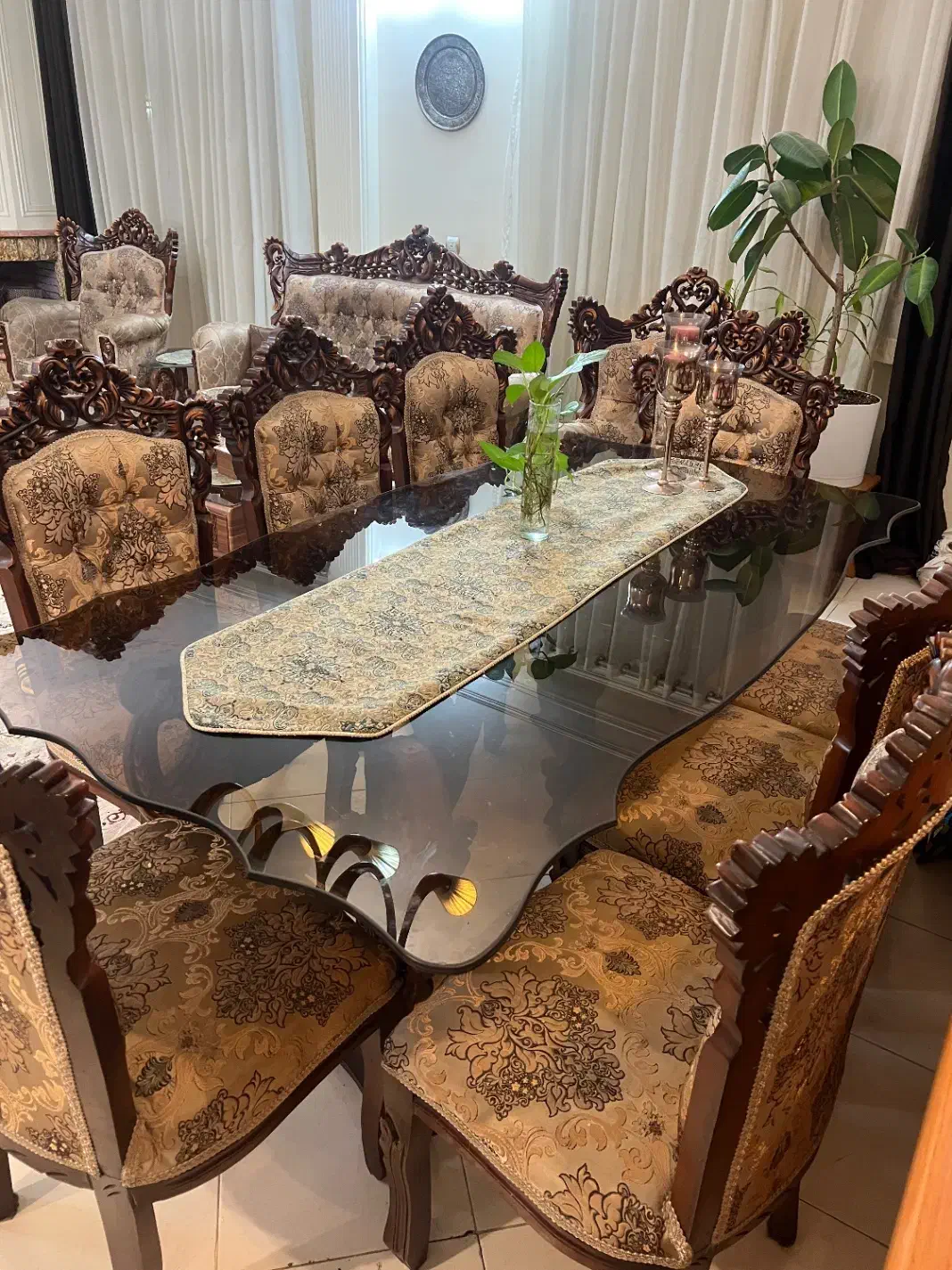فروش مبل میز ناهار خوری سلطنتی|مبلمان خانگی و میز عسلی|شیراز, شهرک بزین|دیوار
