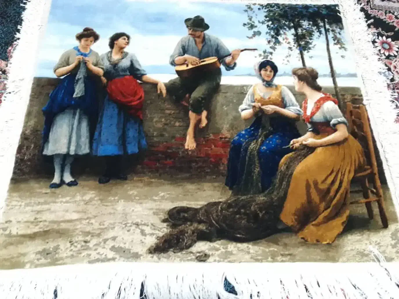 تابلوفرش دستبافت|تابلو فرش|اصفهان, نقش جهان|دیوار