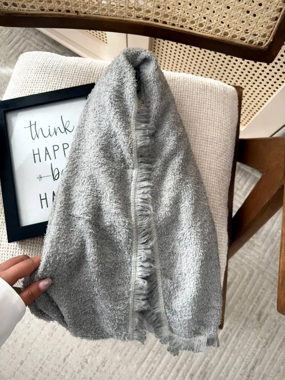 شال بوکله صابونی چهار طرف ریش - عمده|لباس|دیواندره, |دیوار