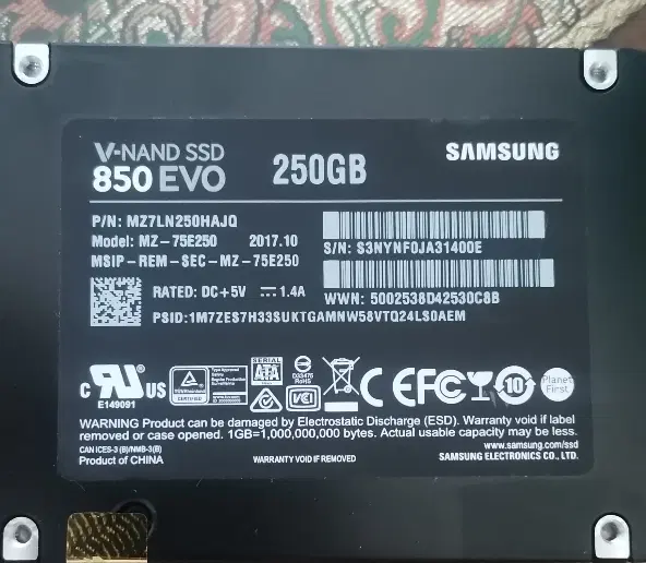 هارد ssd Samsung 250|قطعات و لوازم جانبی رایانه|تهران, شهرک نفت|دیوار
