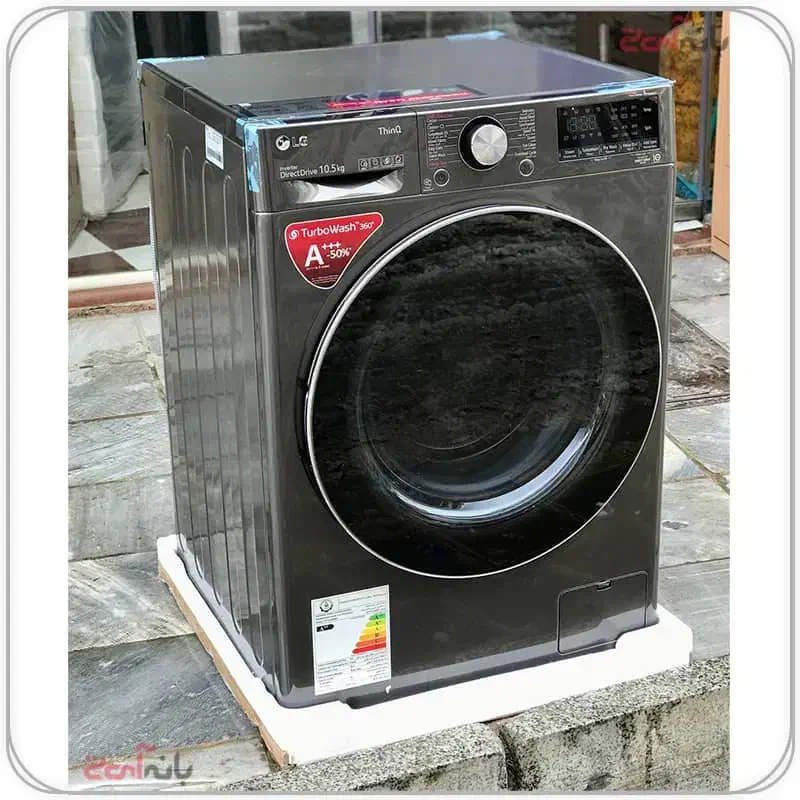 لباسشویی الجی مدل v9رنگ دودی اکبند اکبند|ماشین لباسشویی و خشککن لباس|برخوار, |دیوار