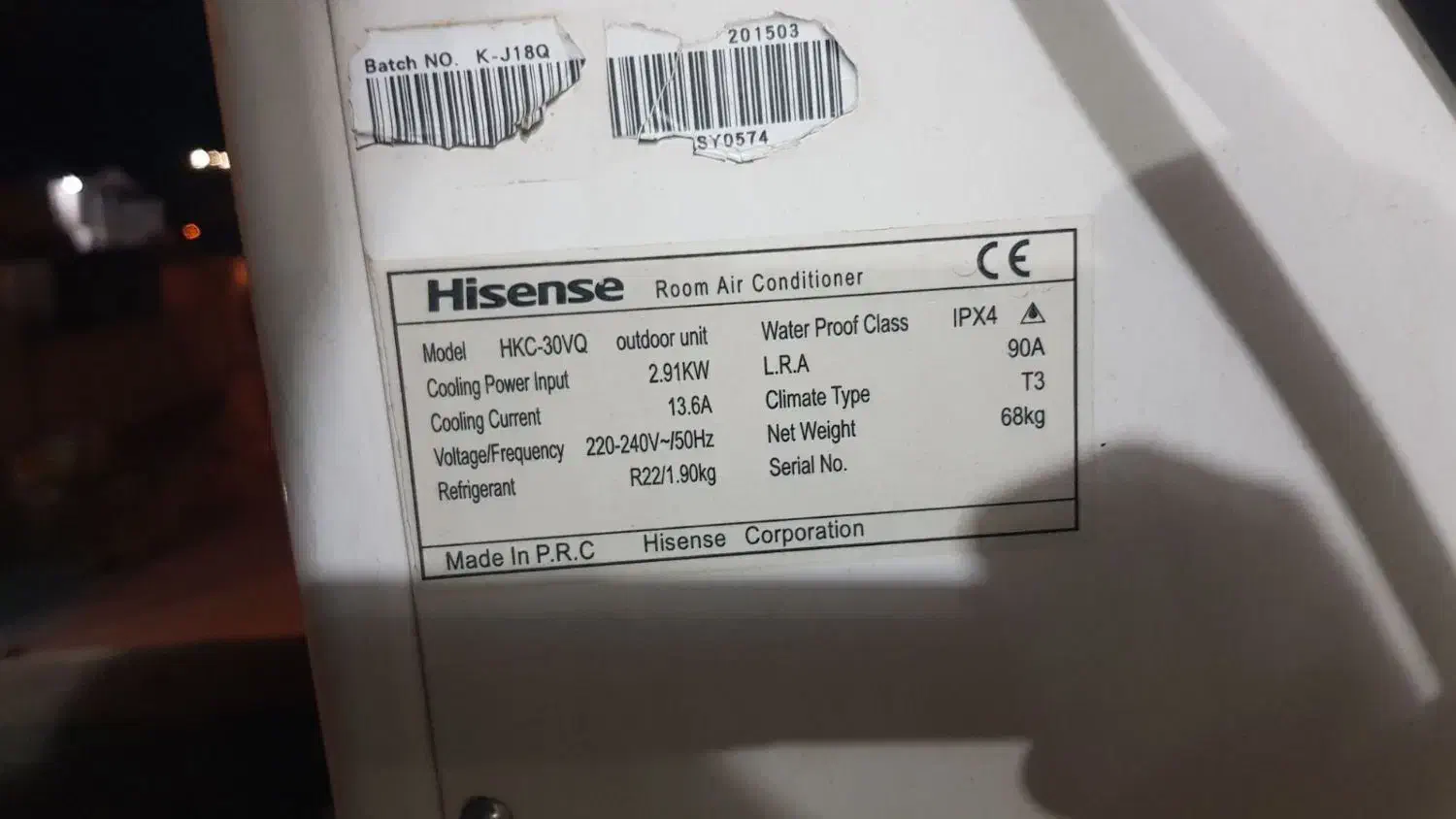 کولر گازی هایسنس  ۳۰ هزار|کولر گازی و فنکوئل|ایلام, |دیوار