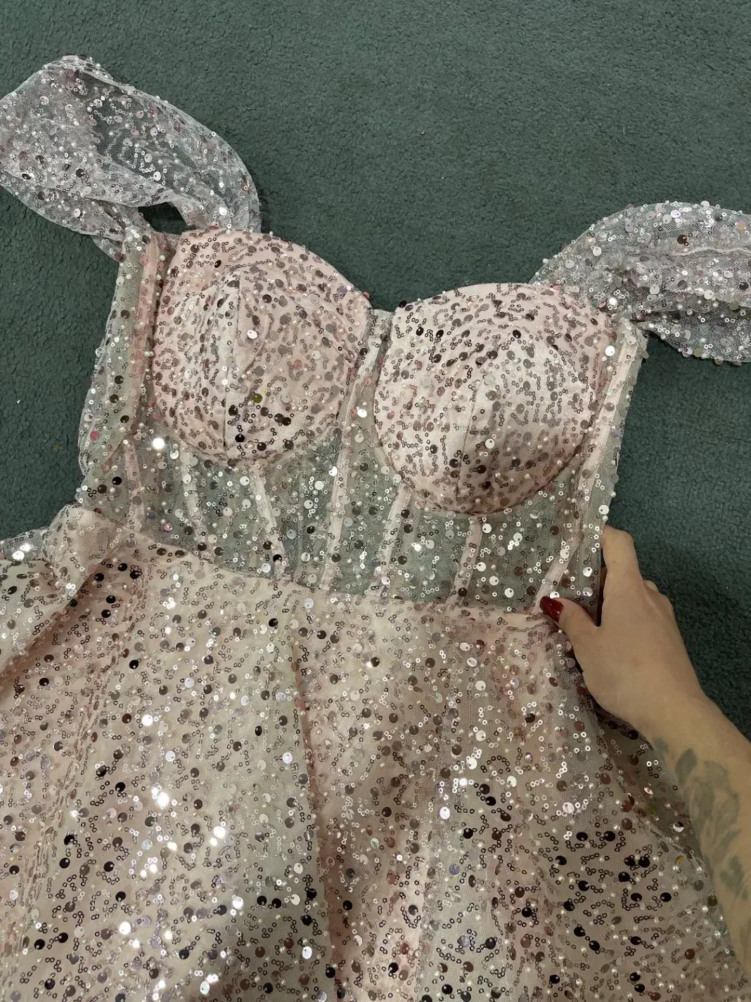 فروش فوری لباس مجلسی وتاج|لباس|بوشهر, |دیوار