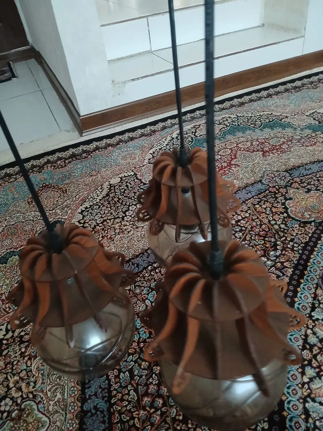 لوستر ۳شاخه|لوستر و چراغ آویز|تهران, آذری|دیوار