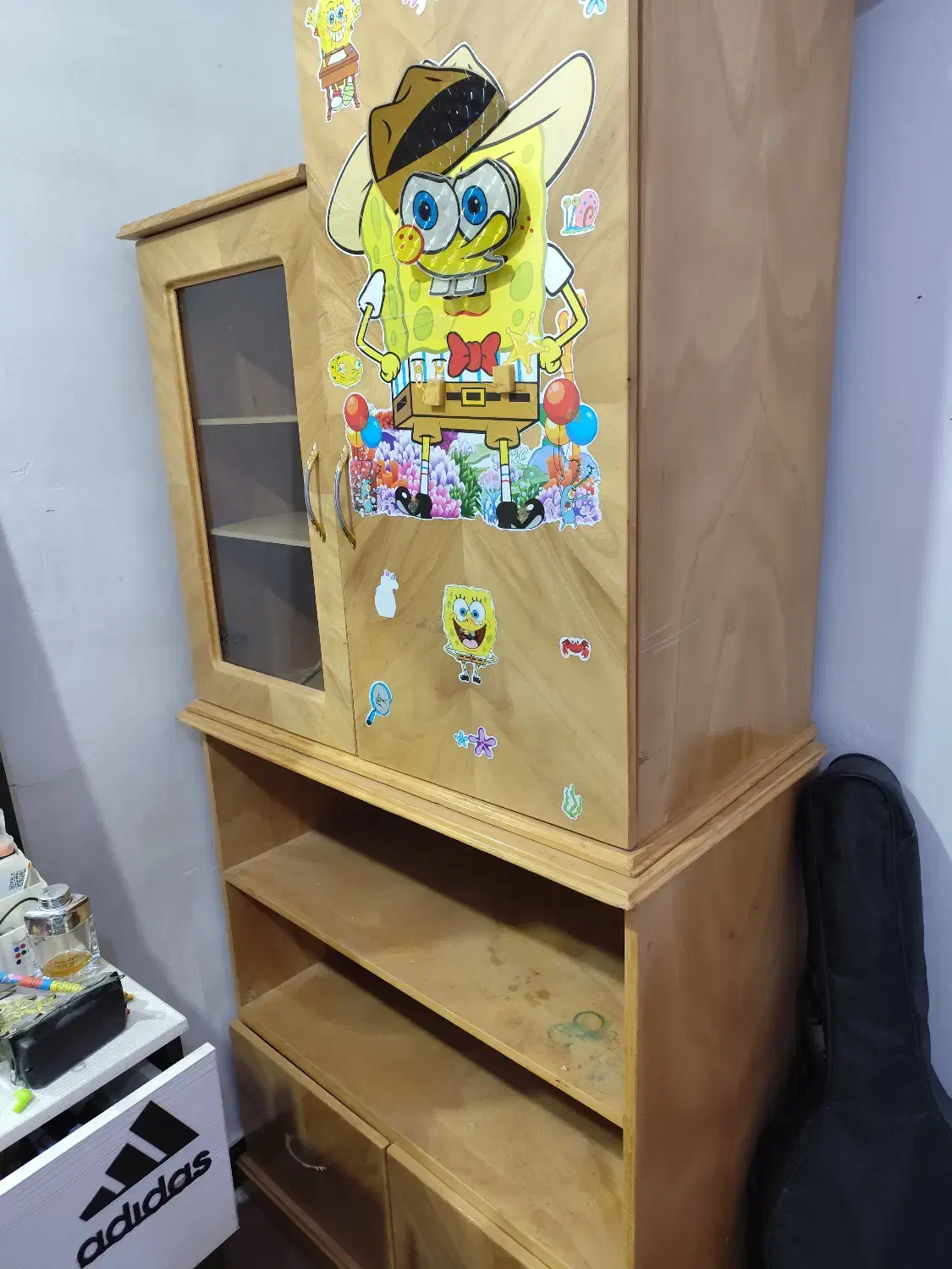 بوفه کتابخانه|کتابخانه، شلف، قفسههای دیواری|بندر ماهشهر, |دیوار