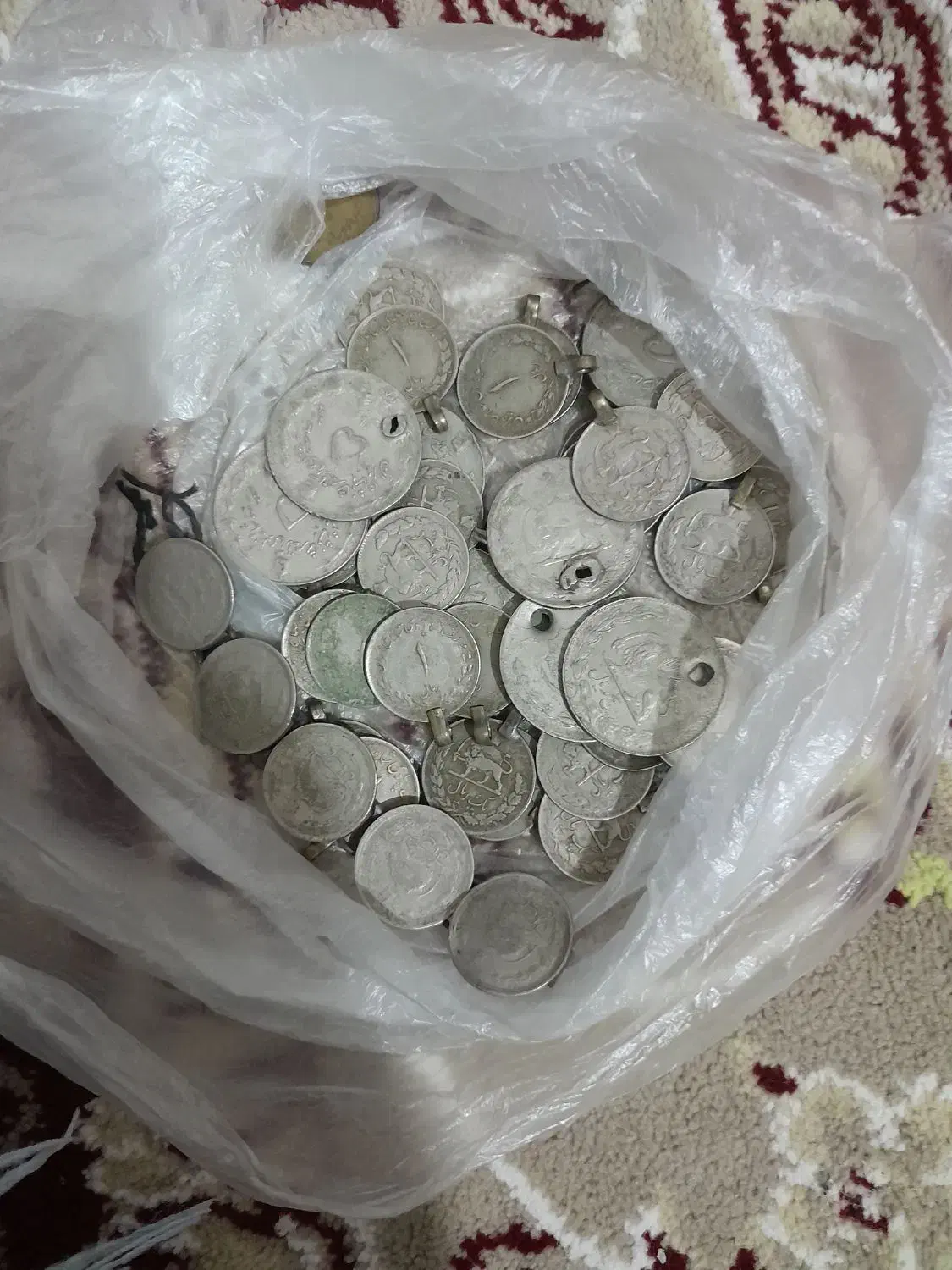 سکه شاهی ۲ریالی ۱ریالی و۵ریالی|کلکسیون سکه، تمبر، اسکناس|بیجار, |دیوار