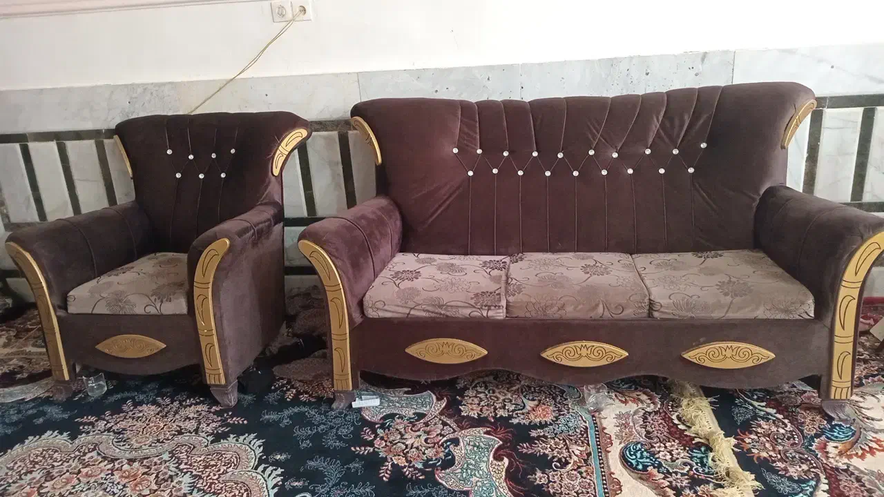 مبل هفت نفره|مبلمان خانگی و میز عسلی|زاهدان, |دیوار