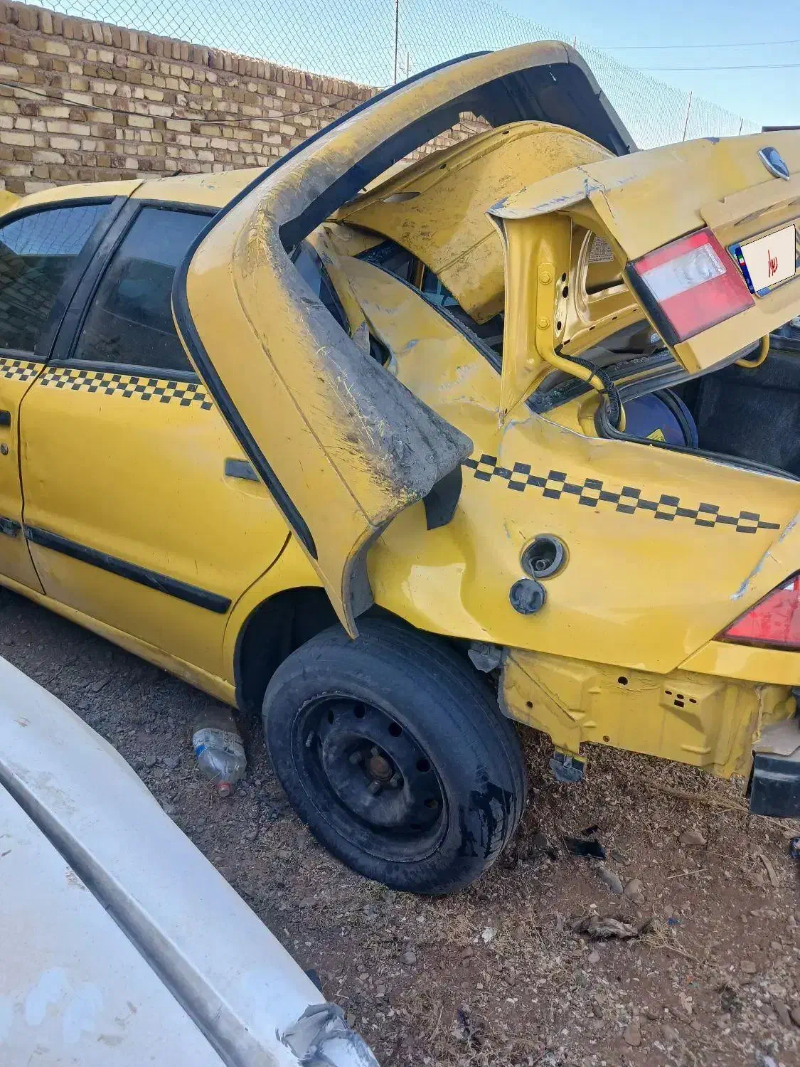 ماشین سمند تصادفی|خودرو سواری و وانت|تاکستان, |دیوار