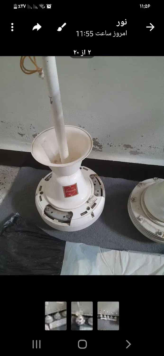 پنکه سقفی،خا رجی هر عدد ۲میلیون ۵۰۰ هزار تومن|پنکه و تصفیه‌کنندهٔ هوا|دزپارت, |دیوار