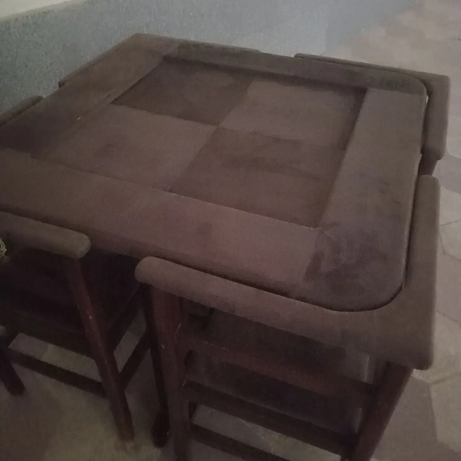 میز ۴ نفره جمع شو|میز و صندلی غذاخوری|مشهد, نیروی هوایی|دیوار