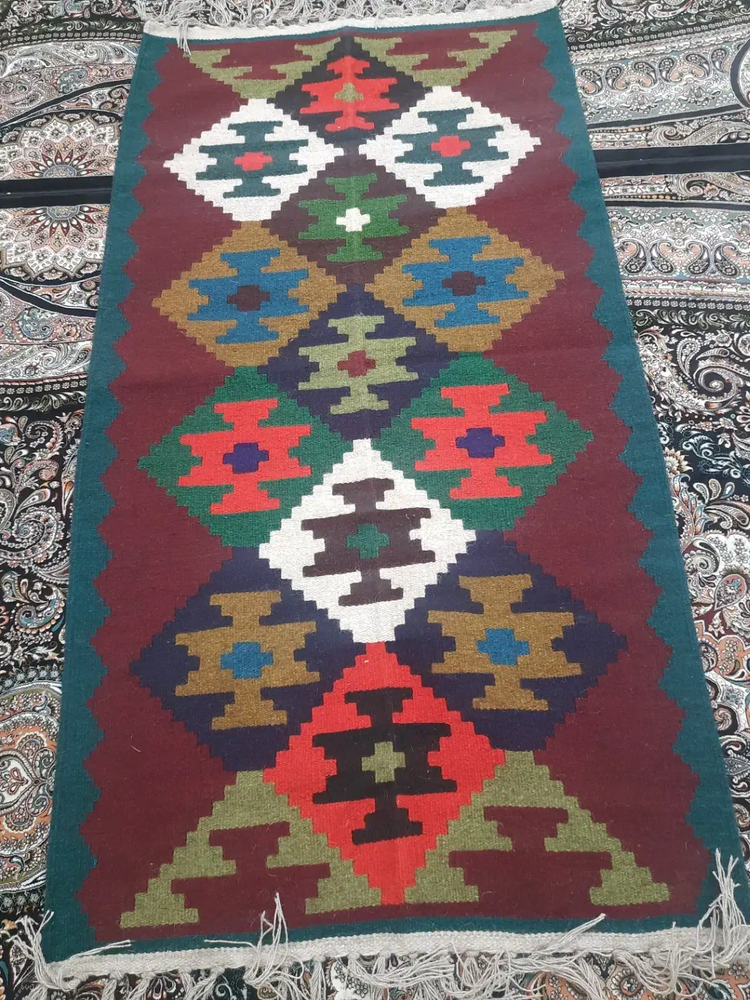 گلیم دستباف|گلیم، جاجیم، گبه|اندیشه, شهرک صدف|دیوار