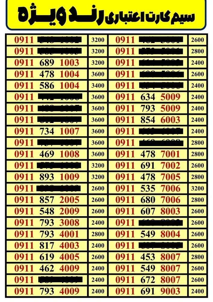 09114691008|سیم‌کارت|لاهیجان, انقلاب|دیوار