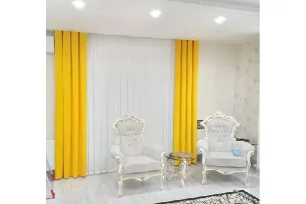 ترکیب پرده های ساده رنگ های متفاوت|پرده، رانر، رومیزی|تبریز, |دیوار