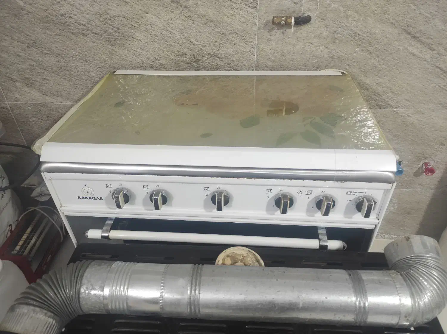 گاز ۵شعله طرح فر|اجاق گاز و لوازم برقی پخت‌وپز|مشکین‌دشت, |دیوار