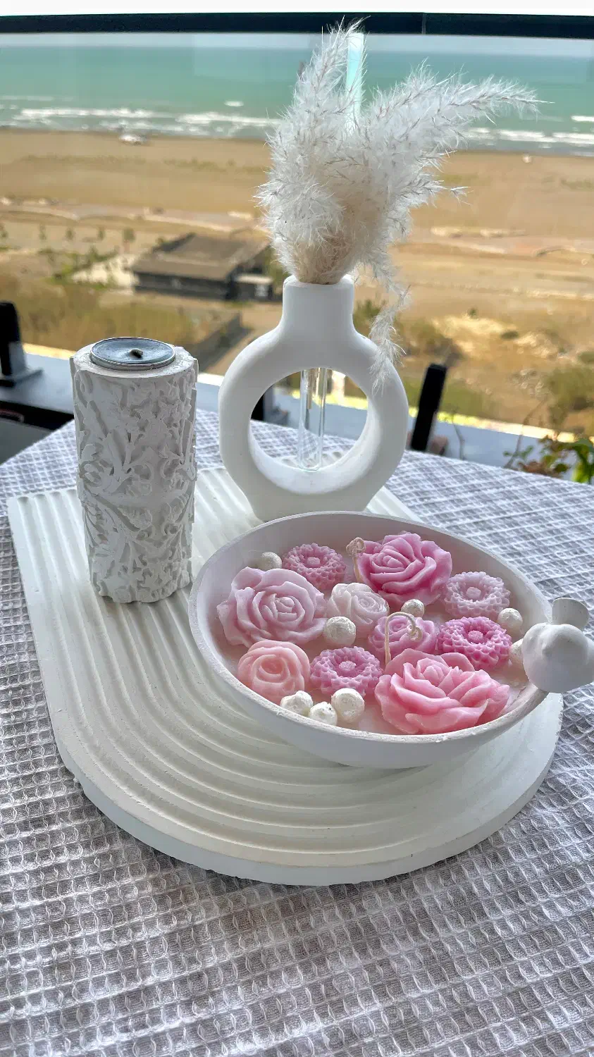 شمعهای کاسه ای|صنایع دستی و سایر لوازم تزئینی|فریدونکنار, |دیوار