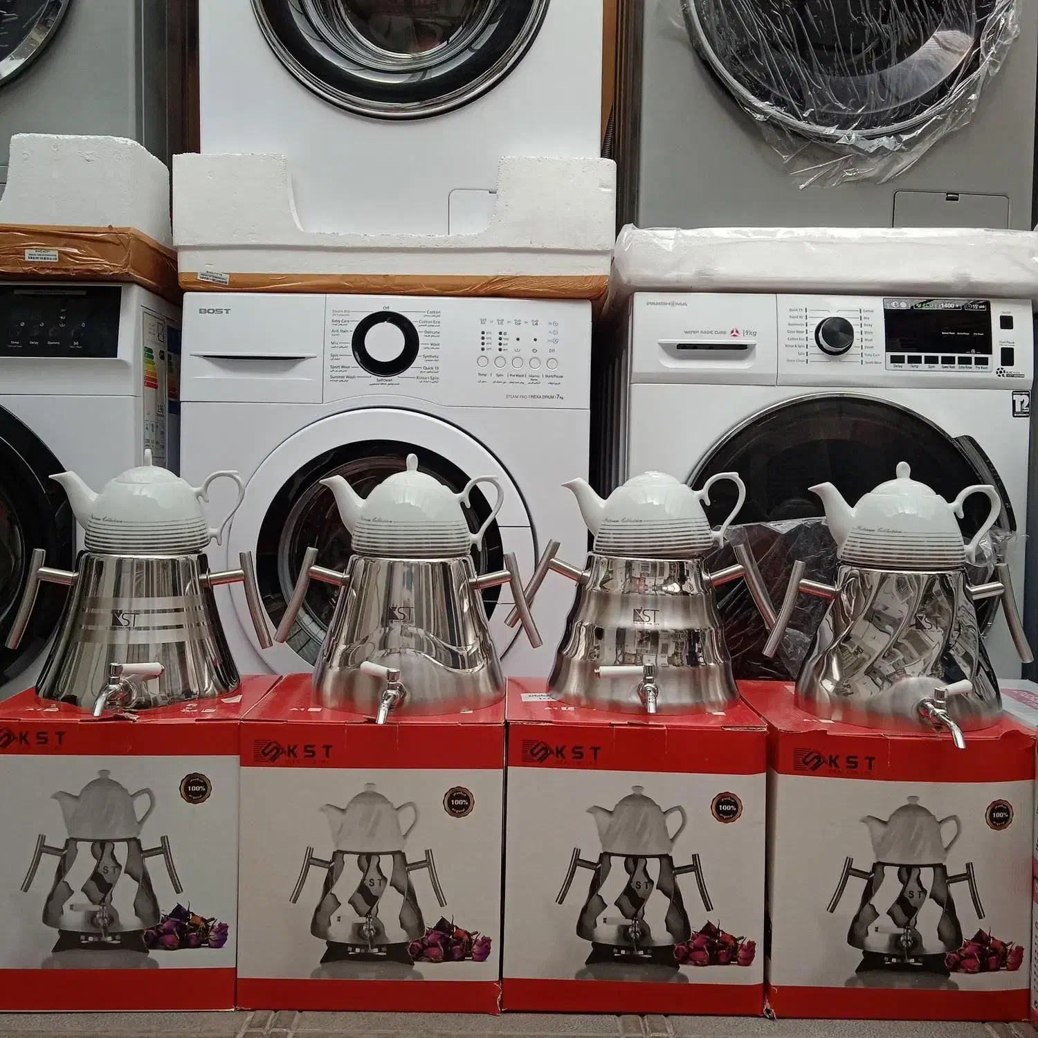 چای ساز کتری قوری شیردار استیل کف چدن چایساز|قوری، کتری، قهوهساز دستی|مشهد, طلاب|دیوار