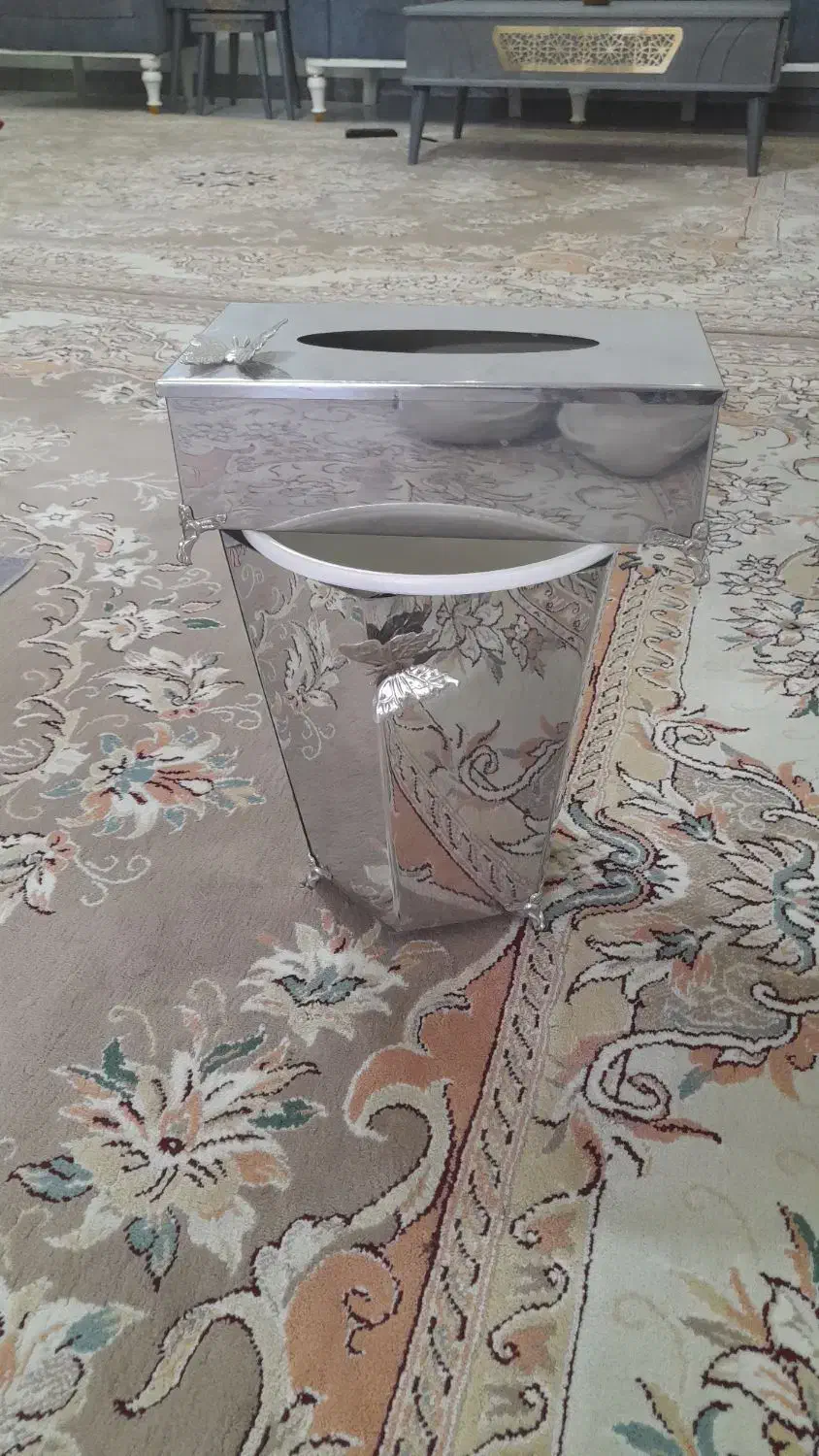 سطل و جادستمالی استیل نقره ای|لوازم سرویس بهداشتی|اسلام‌شهر, شهرک امام حسین (میان آباد)|دیوار
