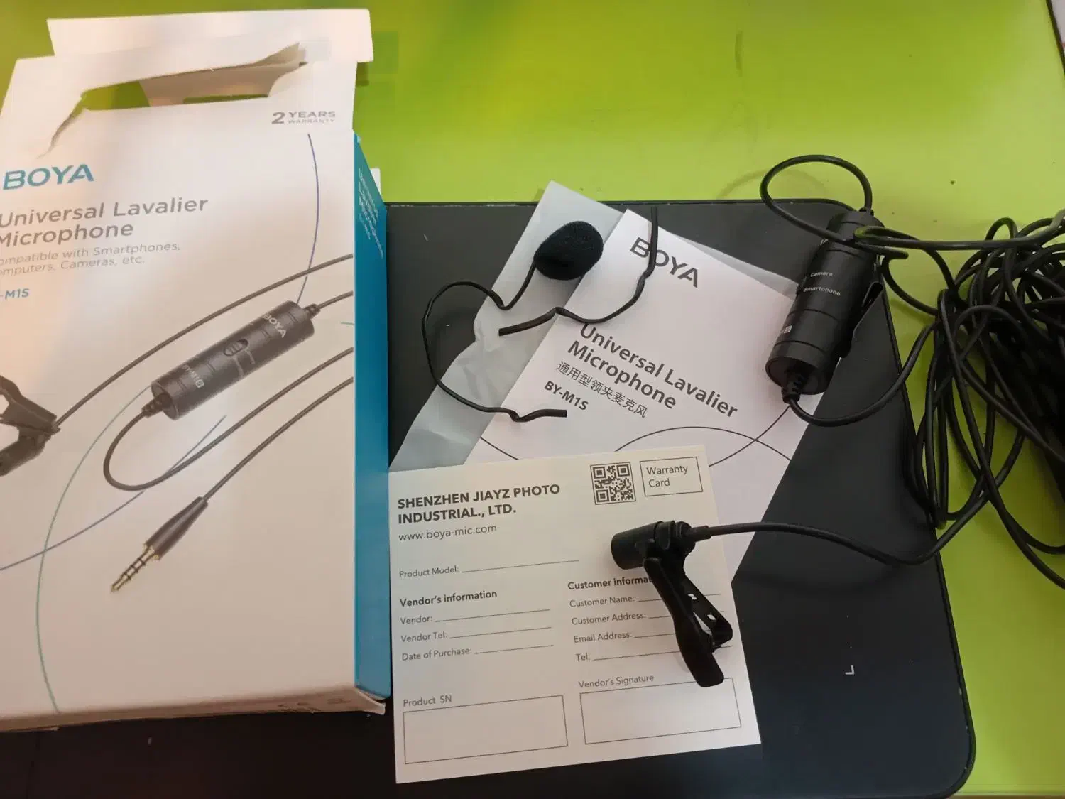 میکروفون یقه ای حرفه ای boys m1s|صوتی و تصویری|ری, دولتآباد|دیوار