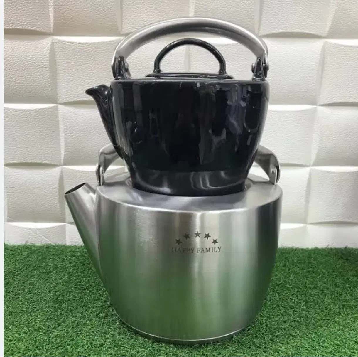 کتری قوری استیل|قوری، کتری، قهوه‌ساز دستی|سبزوار, قائم|دیوار