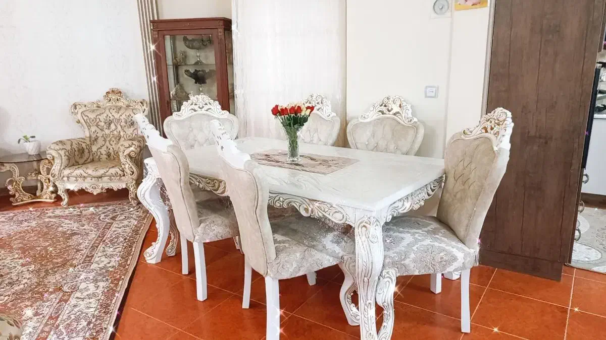 مبل ۹ نفره سلطنتی به همراه میز غذاخوری ۶ نفره|مبلمان خانگی و میز عسلی|گرگان, |دیوار