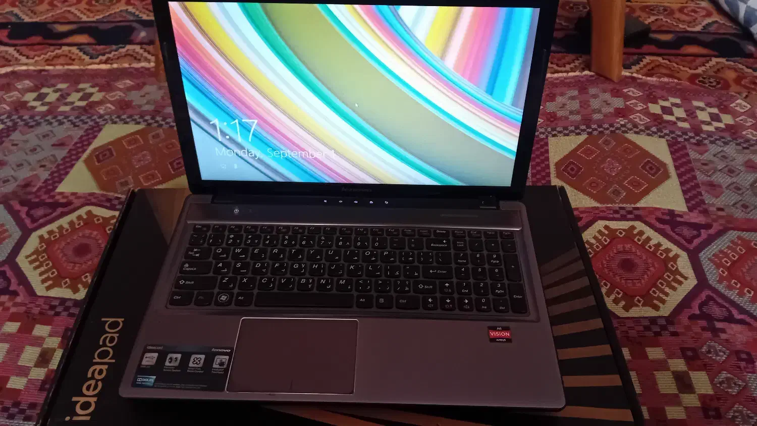 لپتاپ لنوو مدل Z585 با کارتن|رایانه همراه|مشهد, سناباد|دیوار