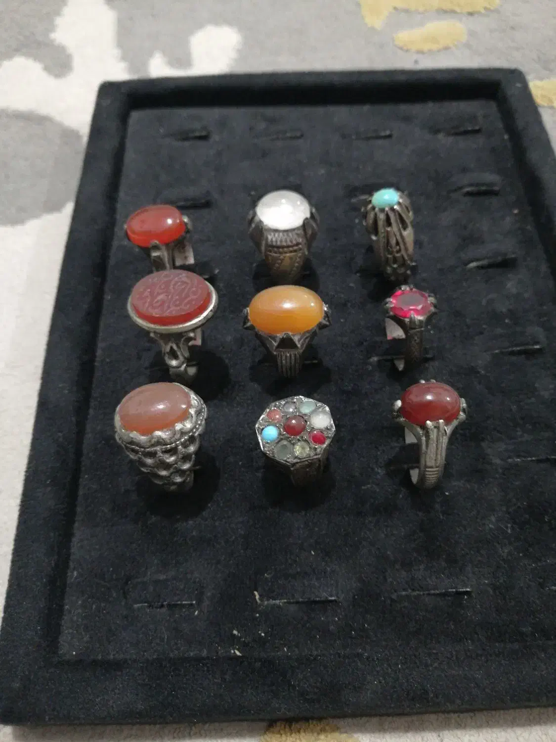 فروش انگشتر نقره مردانه|جواهرات|رشت, نخودچر|دیوار