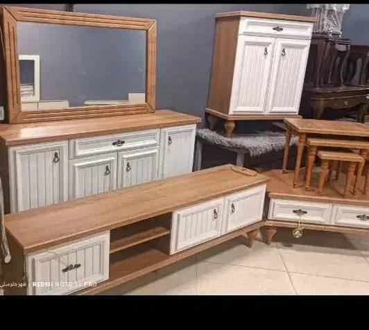 فروش ست میز تلویزیون آینه کنسول جاکفشی اقساطی|میز تلویزیون|کرمانشاه, |دیوار