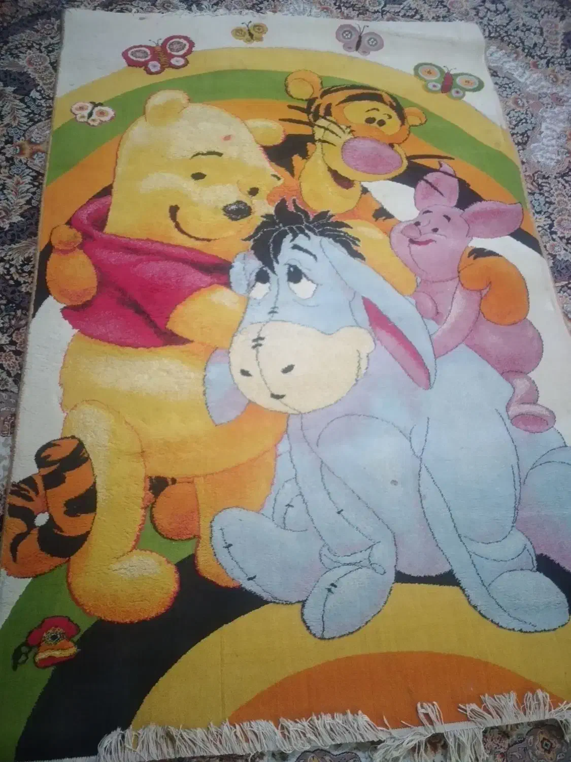 فرش ۴ متری کودک|فرش|آستانه اشرفیه, |دیوار