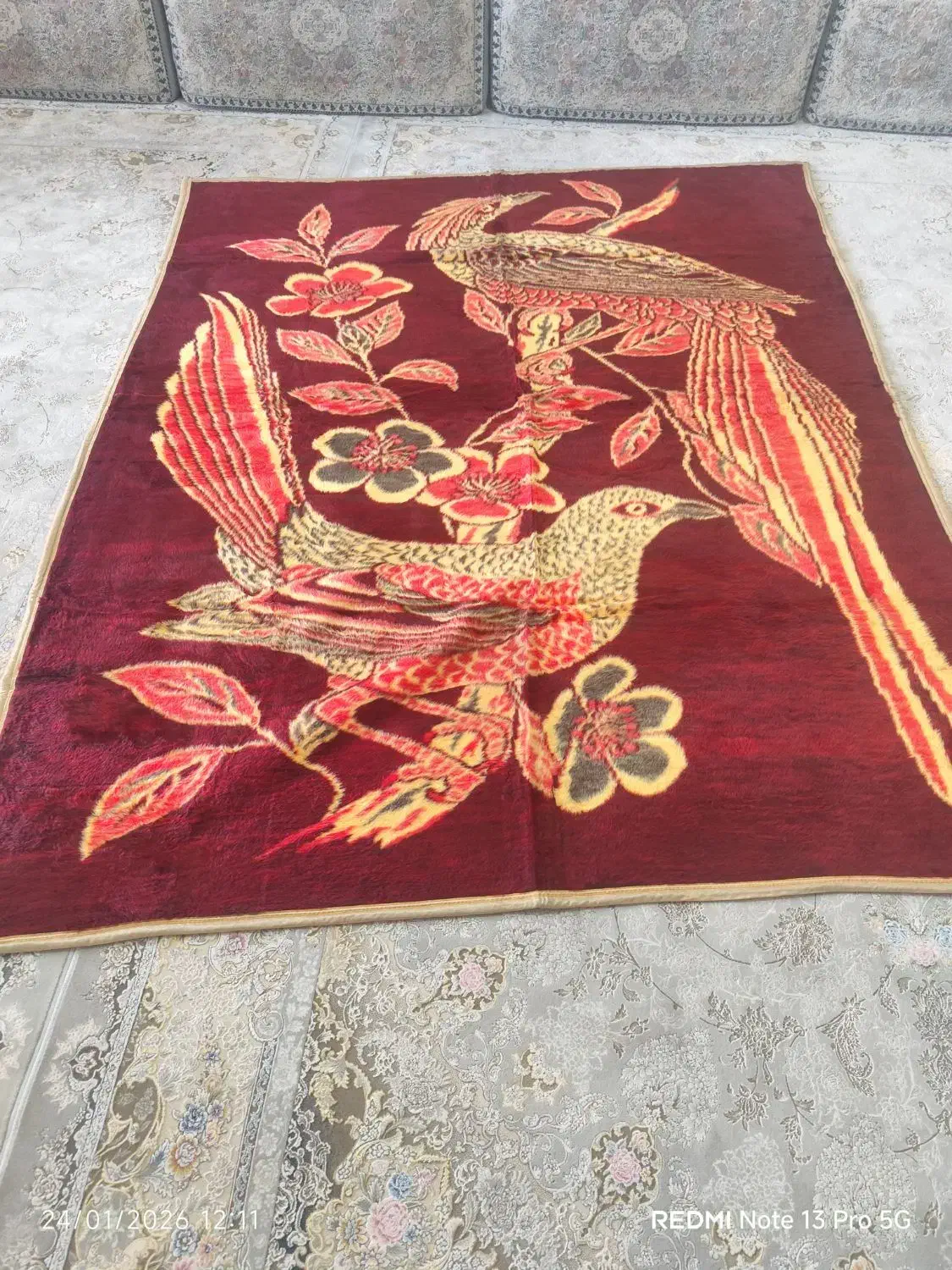 پتو دونفره|رختخواب، بالش، پتو|قم, ولیعصر|دیوار